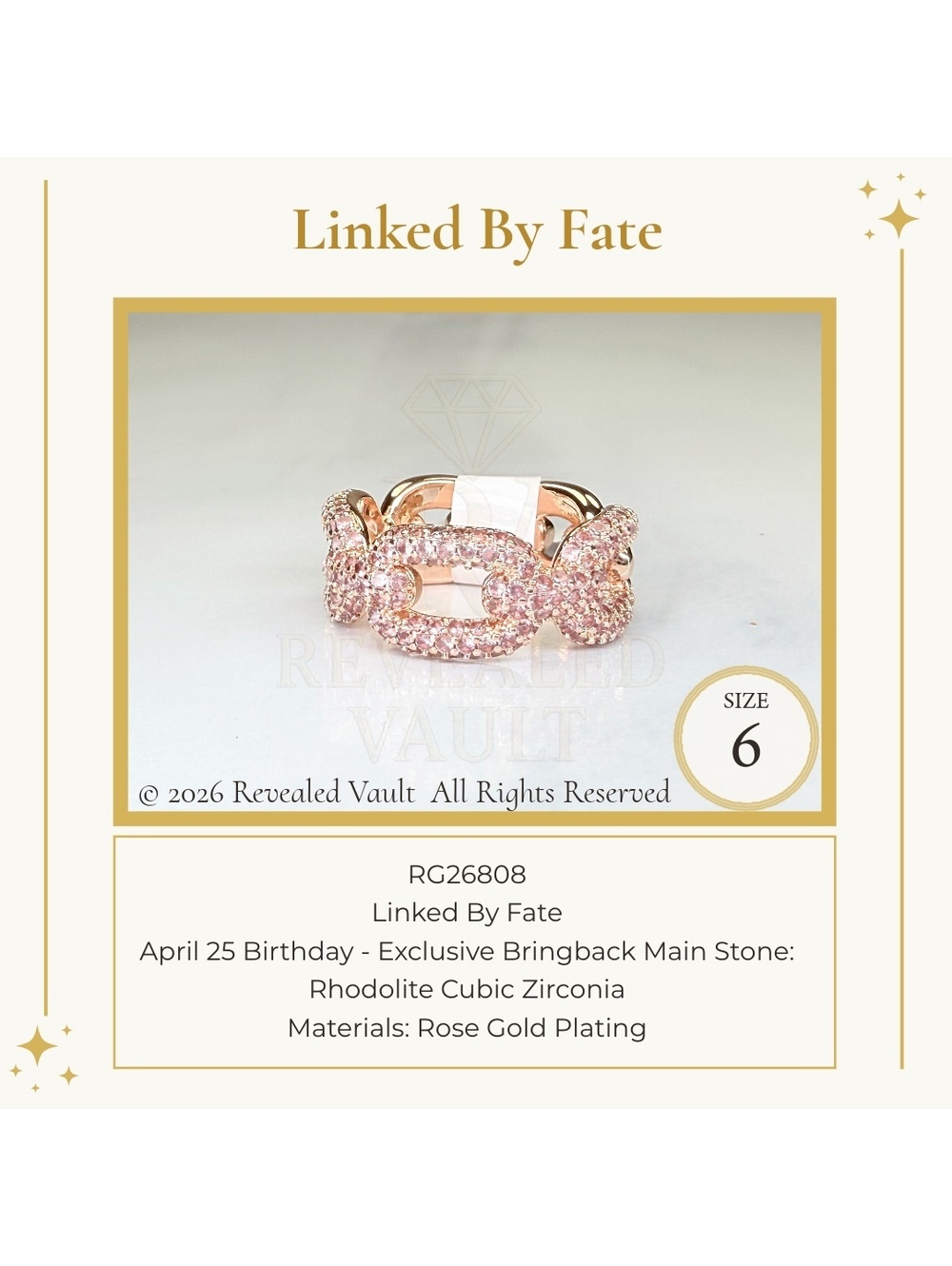 Linked By Fate - Size 6 - OG
